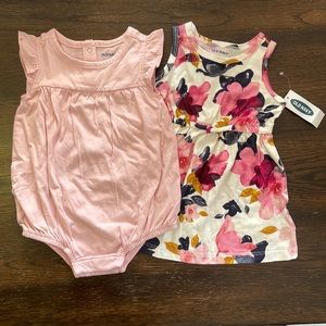 3-6 month baby girl set